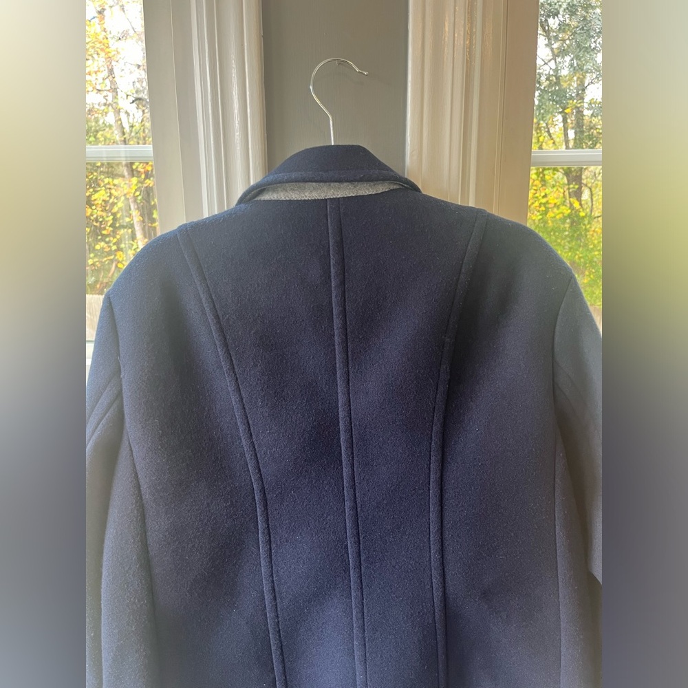 Express Faux Wool Double Breasted Oversized Coat - Picture 9 of 10